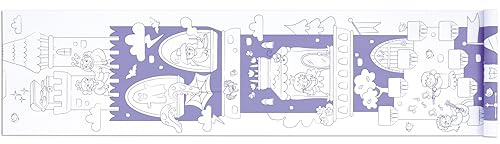 Hape Malpapierrolle „Märchenwelt“ - 5 Meter Malrolle für Kinder, Kreatives Zeichenpapier, Bastelpapier und Ausmalrolle, Kreativspielzeug für Jungen und Mädchen ab 3 Jahren