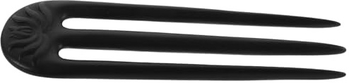 Cabilock Bâtonnets à Cheveux en Bois D’ébène Noir Lotus pour Chignons Féminin Style Chinois Vintage Accessoires pour Cheveux Longs