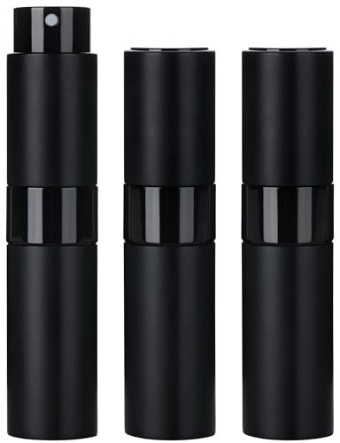 FitDA Perfume Atomiser Spray Bottle, 8ml Refillable Travel Perfume Bottle 3 Pack, Leakproof Mini Perfume Spray for Pocket & Handbag, Easy to Refill for Women & Men