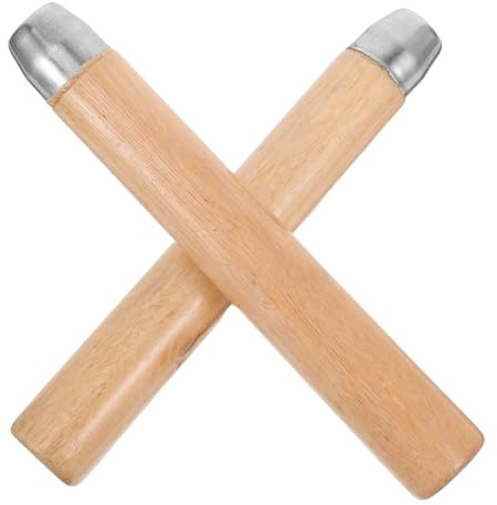 Toddmomy Lot De 2 Poignées En Bois Massif Pour Lime Manche Ergonomique De Remplacement Trou Intérieur 8 Mm Prise Stable Pour Limes Et Ciseaux Bricolage Et Réparation