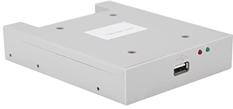 BONKZEBU FDD-UDD U144 1,44 MB USB-SSD-Diskettenlaufwerk-Emulator, Zuverlässige Leistung für Industrielle Controller, Datenmaschinen, Grau, Weiß