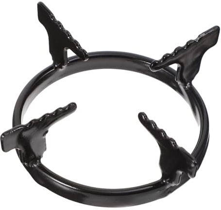 BETOOKY Support Finition Soignée Cuisinière à Gaz Noir Lisse pour et pour Cafetière Moka et Pot à Lait