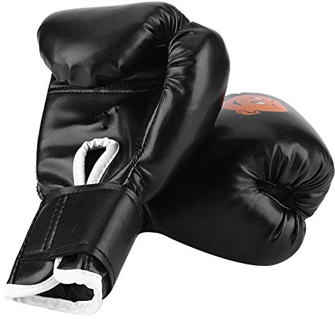 HUSHUI Barnboxningshandskar Slitstarkt PU-material för Muay Thai Sparring Kickboxning 3-12 år Röd Svart Blå 1 Par