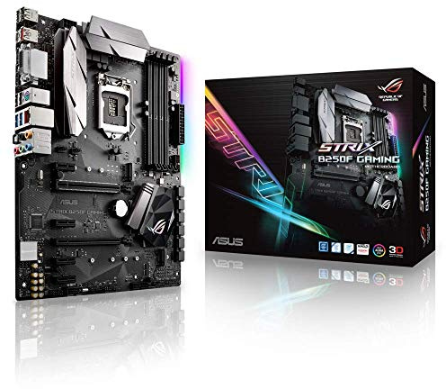 Asus ROG Strix B250F Gaming Mainboard Sockel 1151 (ATX, Intel B250, Kabylake, 4x DDR4 Speicher, USB 3.1, M.2 Schnittstelle)