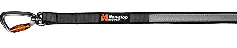 Non-stop dogwear Move Leash 1.5m Breite 10mm |15810| komfortable Hundeleine, Farbe:Schwarz