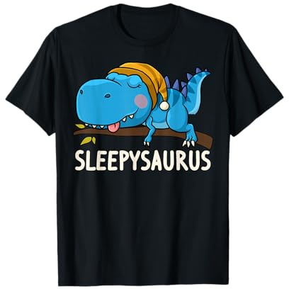 Sleepysaurus Schlafshirt Schlafanzug Nachthemd Dinosaurier T-Shirt