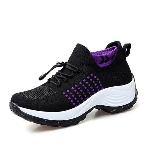 Orthofit - Ortopediska skor for kvinnor, Ultra-Comfy Andas Mesh Lättvikts tennissneakers Dam Slip-On Ortopediska Walking Shoes