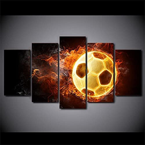 Leinwandbild 5 Tlg. Snooker Billard Druck Auf Leinwand Bild Kunstdruck (Xl/Ohne Rahmen 150 X 100 Cm) Für Wohnzimmer Hotel Restaurant Büro Home Decor Poster Wandkunst Wandbild -5J0L/N3U3-0R4W+W9X7-2