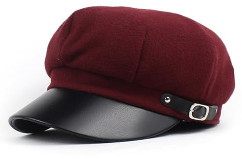 ZKGYUS Baskenmütze Damen, Beret, Damen Ballonmütze Schirmmütze Wintermütze Kappe Barett Winter Mütze Newsboy Herbst Winter