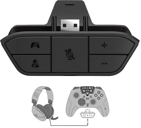 Deilonie Stereo Headset Adapter For Xbox One/One S/Elite 1&2/Series S|X Controllers,for Xbox Headset Adapter,for Xbox On e Headse t Adapte r