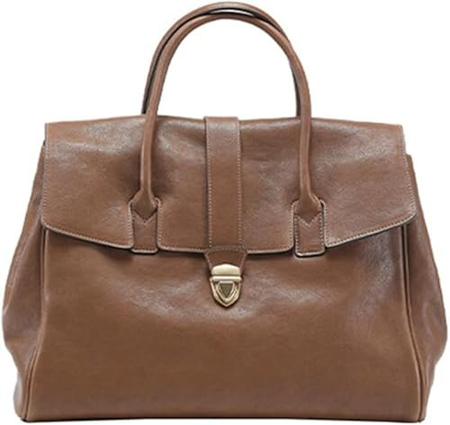 QIWOWO Womens Tote Bag Purse, Luxury Designer Bag Genuine Leather Tote Bag for Women Top Handle Bags for Travel (1,M)