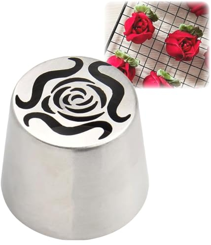 Extra Large Russian Piping Tips, Russian Piping Nozzles PipingTips Set, Tulip PipingTip, Boquillas Rusas para Reposteria, RussianTips for Cake Decorating (1pcs)