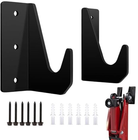 Wall Mount Jack Stand,Car Repair Tools Hooks for Garage | Car Hydraulic Trolley Jack Stands Holder Wall Storage Rack Mount Brackets for Garage
