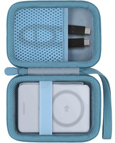 Aenllosi Case for UGREEN MagFlow 10000mAh/20000mAh Power Bank, Blue | Fit for UGREEN MagFlow 10000mAh, Also Fits UGREEN MagFlow 20000mAh Power Bank Qi2 25W Wireless Magnetic Fast Charging