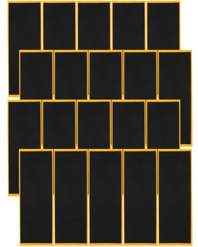 ERINGOGO Nastro Adesivo Antiscivolo in Schiuma per Fingerboard 20 Pezzi 38X110Mm Accessorio per Skateboard da Dito Effetto Ammortizzante per e Adulti