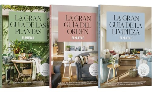 Colección Guías prácticas El Mueble. Contiene 3 libros:: La gran guía del orden, La gran guía de la limpieza y La gran guía de las plantas. (Revistas)