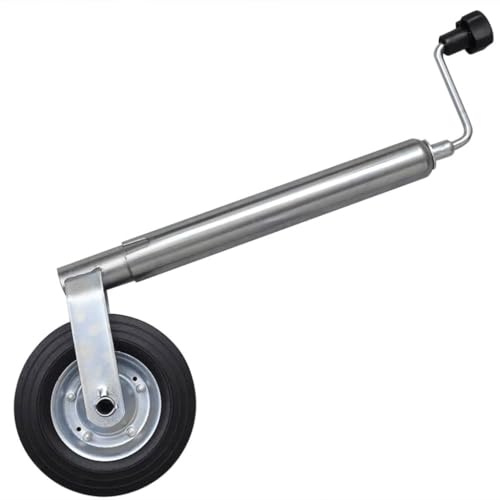 Generico Ruotino 48 mm con 1 Morsetto Diviso e Cunei per Ruote,Carrelli Attrezzi e da carico