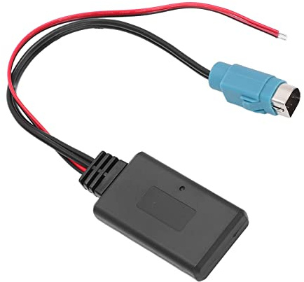 SENECESLI Bil Bluetooth AUX-adapterkabel, Trådlös Ljudstereomottagare med Bluetooth 5.0-teknik för KCE-236B, DVA-9861/Ri, CDE-9870R/RM Bilstereoapparater