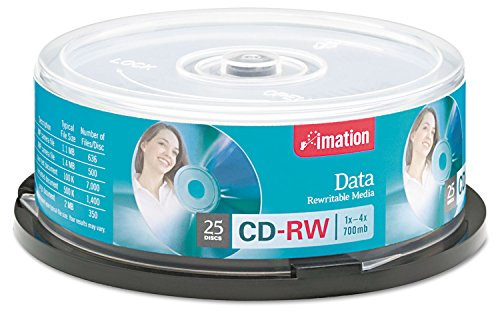 Imation CD-RW 4x 25pk Spindle - blank CDs (CD-RW, Cakebox)