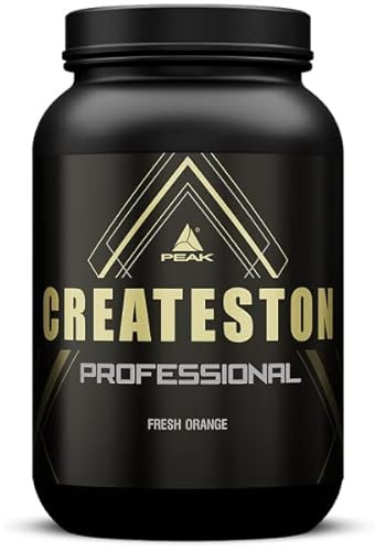 PEAK Createston Professional - 1575g Geschmack Fresh Orange I 15 Portionen I Post Workout I ALL In One I über 90 Wirkstoffe I mit Whey Protein, Kohlenhydraten & Creatin AKG für Muskelaufbau