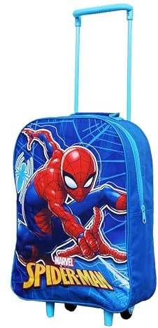 trolleys Kids Cabin Bag Suitcase - Lightweight with Wheels & Telescopic Handle - Ideal for Short Breaks, Holidays, Sleepovers, School Trips