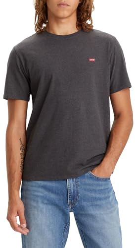 Levi's Ss Original Housemark Tee Camiseta, Dark Charcoal Heather Dkr, M para Hombre