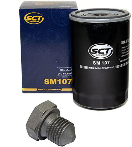 Ölfilter Motor Öl Filter SCT SM107 + Ölablassschraube 03272