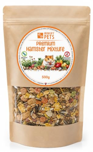 Hungry Pets Premium Hamster Food, Dwarf, Syrian 500g