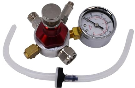 Apollo Sprayers Compressed Air Spray Gun Bypass Cup Regulator with Gauge
