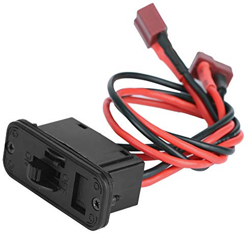 SPYMINNPOO Hochstrom-EIN/Aus-Schalter für RC-Flugzeuge, Zugfester 60-Leiter, Vergoldete Anschlussklemmen, Geeignet für Gasmotoren