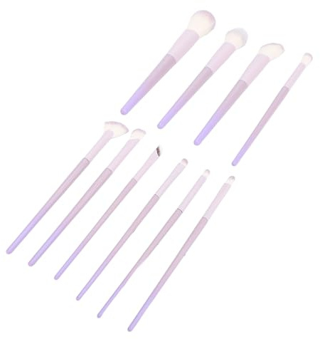 Pinceaux de Maquillage Synthétiques Doux pour Ombres à Paupières, Correcteurs, Pinceaux de Maquillage Synthétiques de Couleur Violette, Poils Densément Emballés, Conçus avec une