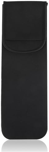 Estuche de viaje de neopreno resistente al calor, bolsa de soporte para rizador de pelo, bolsa negra para organizador de viaje, plancha rizadora de pelo, almacenamiento de herramientas de peinado, 15
