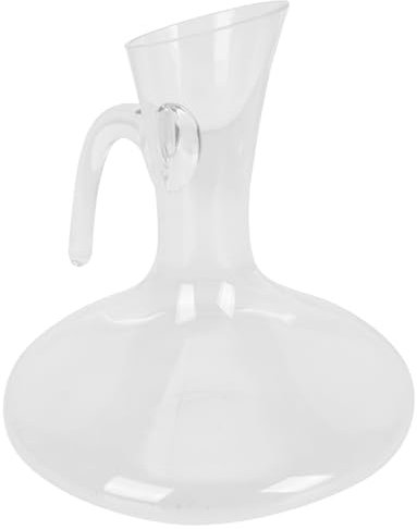 FUNOMOCYA Decantador De Vino Rápido Grande De Vidrio, Diseño Inclinado Para Vertido Fácil, Adecuado Para Cata y Servicio Casa y Restaurante, Licorera Práctica y Estable