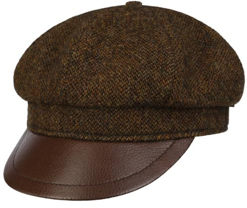 Stetson Classic Wool Riders Schirmmütze Made in Germany Herren Damen braun-schwarz 59 cm