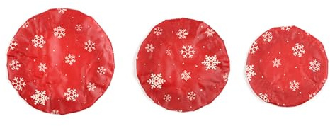 MARCBUSE 3 cubiertas elásticas impermeables de algodón para tazones, ceras de abejas, aptas para alimentos, tapas a prueba de pan para levantamiento de masa madre y almacenamiento de cera de abeja