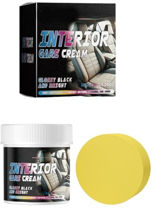 Juego de cuidado de cuero para interior de coche, limpiador de superficies de cuero de grado automático, revitalizadores para restauración de asientos de automóviles, crema