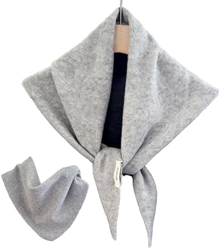Knowlife Triangle Scarf for Women - Fashion Head Bandana Neck,Wool Lightweight Soft Warm Neck Warmer | for Wedding Travel Birthday Christmas Fall Winter Autumn