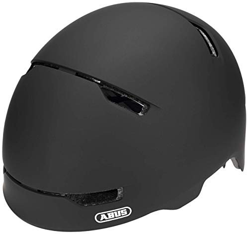 ABUS Stadthelm Scraper 3.0 - Robuster Hartschalen Fahrradhelm für den Stadtverkehr - Unisex - Schwarz (velvet black), Größe L (57-61 cm)