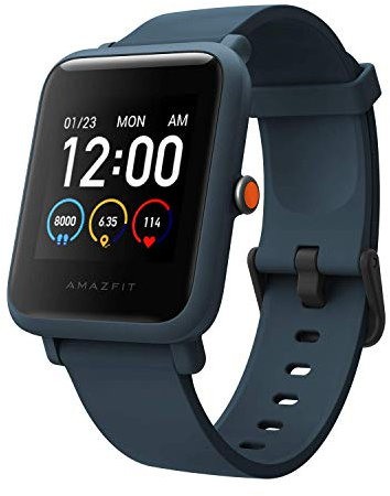 Amazfit Bip S Lite Smartwatch Orologio Fitness Tracker, Display Always-on, 150 Quadranti, Durata Batteria 30 Giorni, Impermeabil 5 ATM, Montoraggio della Frequenza Cardiaca, Notifiche Messaggi