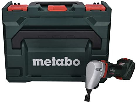 Metabo Akku-Nibbler NIV 18 LTX BL 1.6 (601614840) 18V LiHD; MetaLoc, Art des Akkupacks: LiHD , Akkuspannung: 18 V, Max. Blechdicke Stahl 400 N/mm²: 1.6 mm