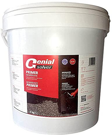 Genial Solver - PRIMER MEMBRANE - Sottofondo aggrappante per guaine bituminose - 5 kg