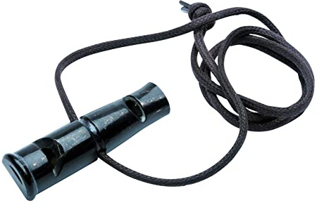 JANUEL - Sifflet Buffle Dressage Chien 6cm, Noir