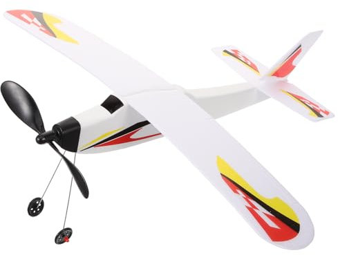 jojofuny 2pcs Foam Glider Airplane Toys - Throwing Plane Model for Kids Outdoor Flying Plane Gliders Toys, Lightweight Foam Aeroplanes, Random Styles
