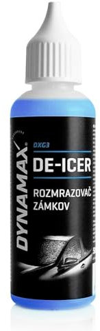 Dynamax Lock Door De-Icer Effective up to -60°C - for Cars Locks, Latches - 50ml bottle