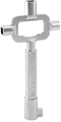 QWORK® Corta Llave De Construcción Universal, Multi Propósito Cilindro Calibre, La Llave Maestra, Aleación De Zinc