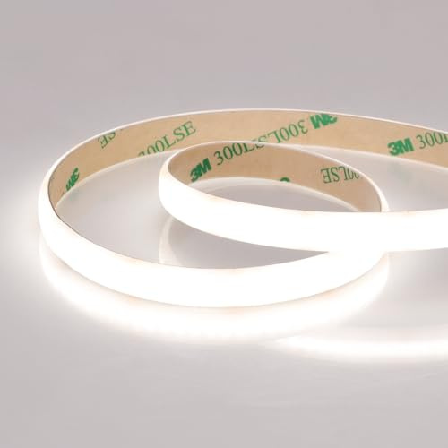 JOYLIT PRO+ 24V LED Streifen Diffus 5M 4000K Naturweiß Wasserdicht 9000LM | 280 LEDs/M, 20W/M, CRI 92+, Unsichtbare LEDs mit Ohne Punkte, Dimmbar, Selbstklebend Bande LED ( Nur Licht )