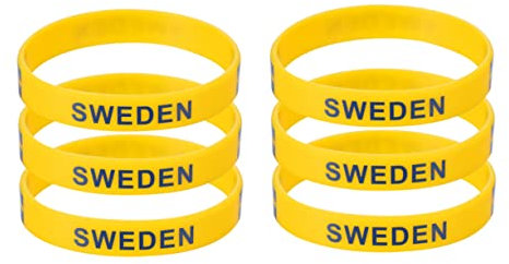 KICHOUSE 6 Stk Fußball Geschenke Land Armbänder Baseball-gummiarmbänder Armbänder Für Männer Spielen Basketball-silikonarmbänder Baseball-silikonarmband Flagge Schmuck Mann