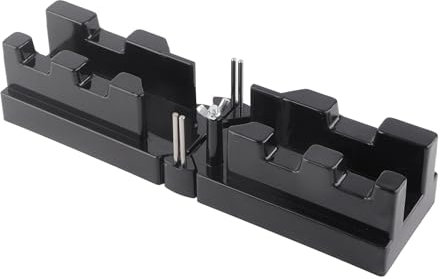 FLEXMAN 2 in 1 Gehrungsmess Schneidwerkzeug, Einsetzbar Verschleißfestes Gehrungssägen Winkelmesser Werkzeug, Gehrungskästen für Grundplatten bis zu 1,2 Zoll Breite Geeignet