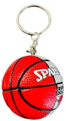 Generico Boule porte-clés compatible avec NBA Bulls couleur orange et argent Basket Gadget accessoires idée cadeau homme femme enfant pendentif créatif 3D, orange., Taille Unique