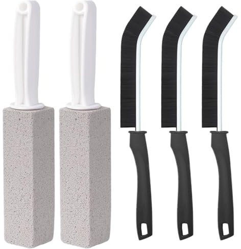 IKOPFLN 5 pezzi pietra pomice WC Cleaner Block Blocco di pulizia WC, Pure Clean Brush Urine Stone Remover Extra Strong Toilet Cleaner Fective Cleaning, rimuove le macchie ostinate, spazzole di pietra